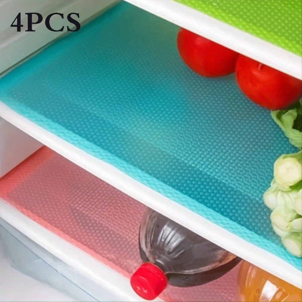 Refrigerator Shelf Liners Pack of 1-16 Washable Waterproof Oilproof for Shelves Cabinets
