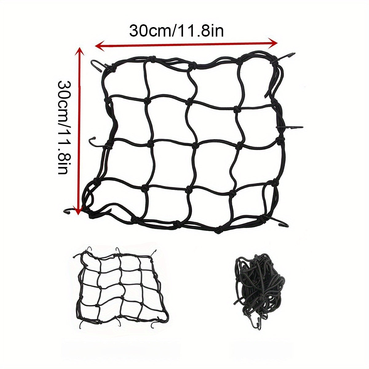 Off-Road Vehicle Cargo Net Elastic Trunk Luggage Rack Protective Net