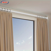 Adjustable Stainless Steel Shower Curtain Rod No-Drill Extendable for Bathroom