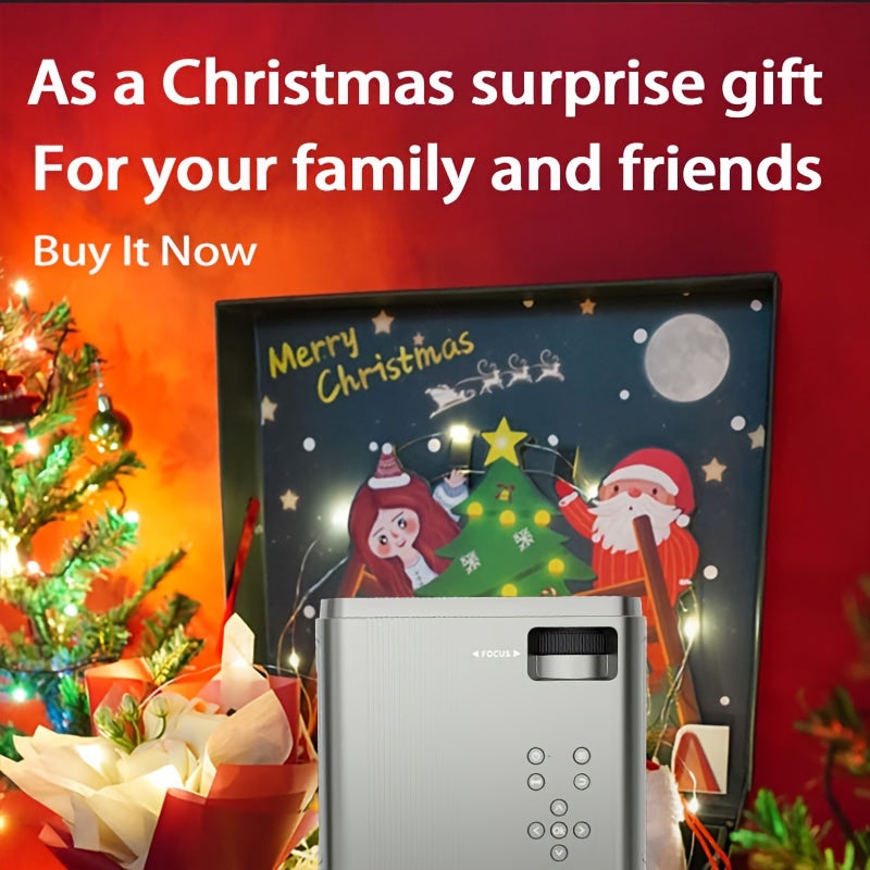 Portable LED Projector for Home Theater 1080P WiFi 15000 Lumens