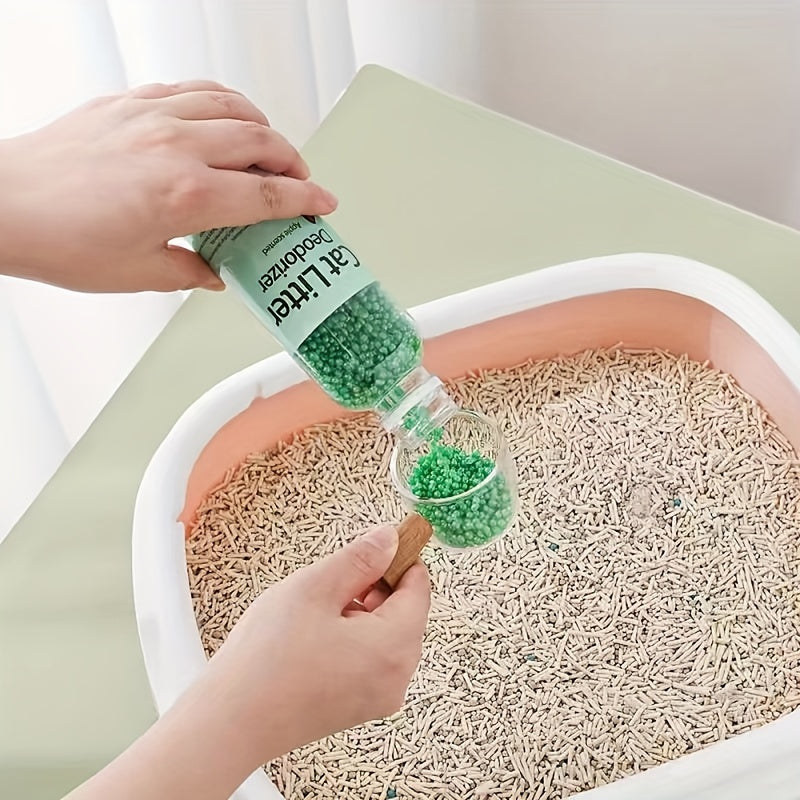 Plant-Based Pet Deodorizing Beads for Litter Box Fresh Scent Odor Control