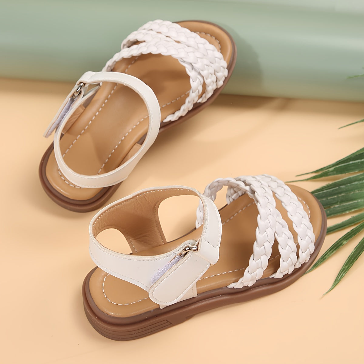 Girls Open-Toe Sandals Lightweight Breathable Summer Casual Shoes