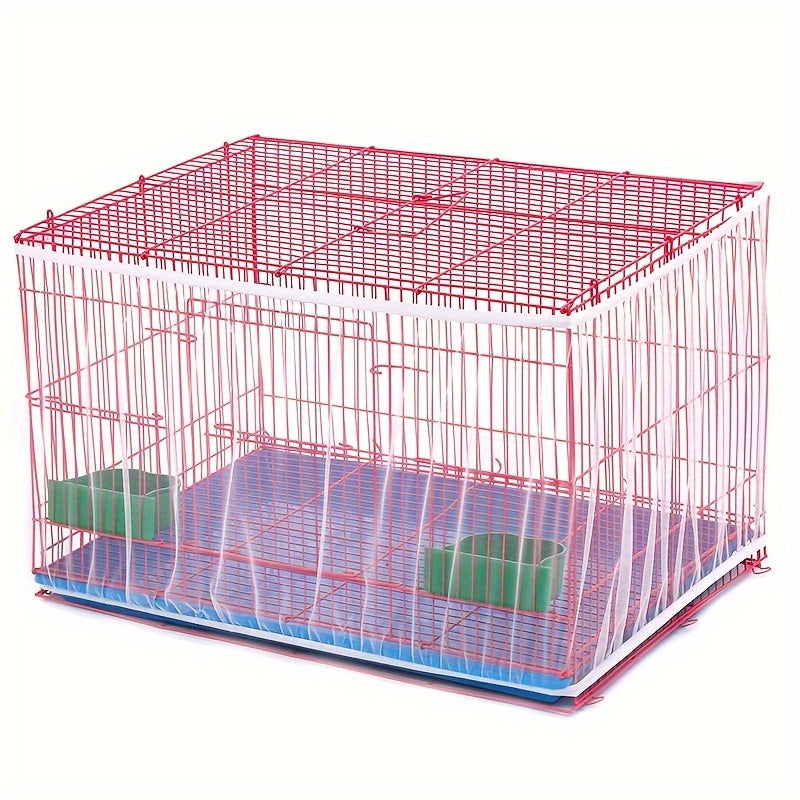 Sturdy Polyester Bird Cage Cover Breathable Mosquito-Proof Splash-Resistant Mesh