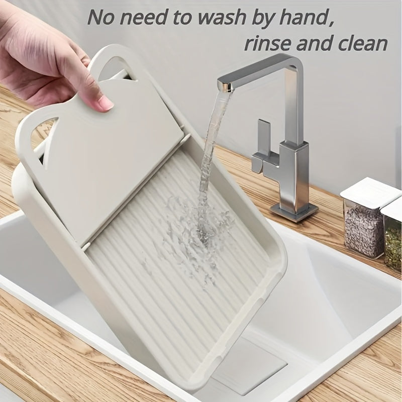 Creative Cat Ear Pot Lid Rack with Foldable Wall Hanging Spoon Organizer Kitchen Storage Stand