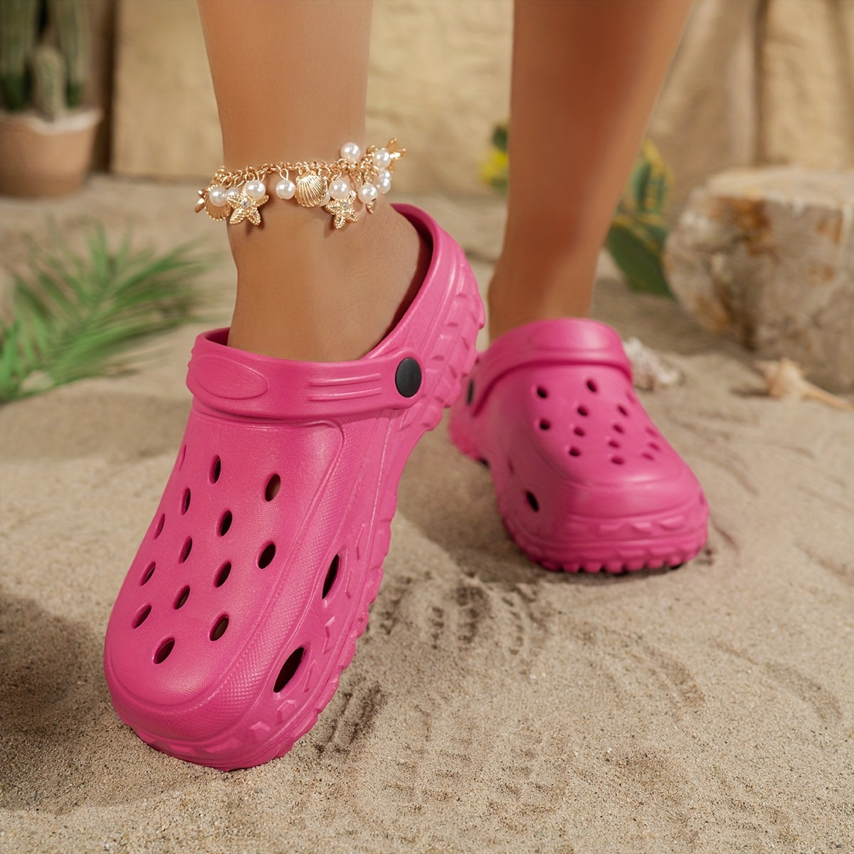 Women EVA Sandals Non-Slip Thick Sole Indoor Outdoor Garden Footwear