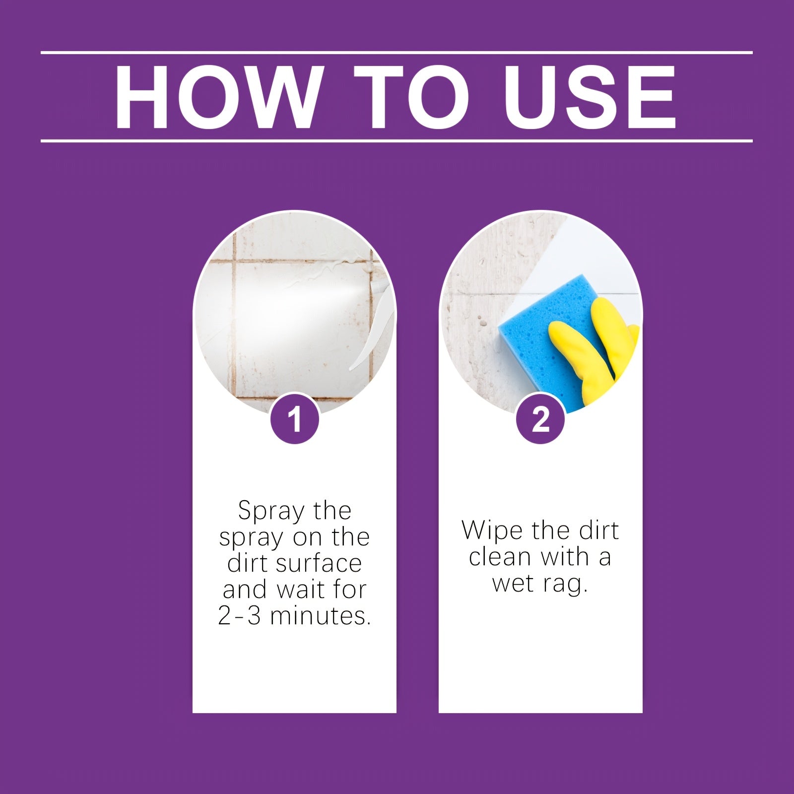 Barcha maqsadlar uchun oshxona tozalash spreyi, natriy bikarbonat dog'larni olib tashlovchi