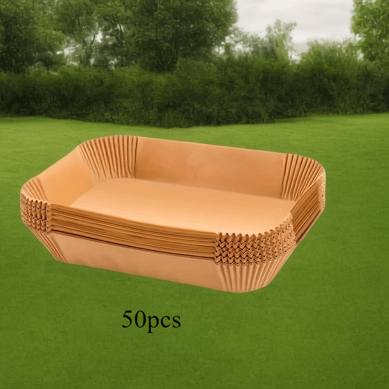 Disposable Air Fryer Liners 50-100 Pieces Non-Stick Food Safe Baking Accessories