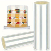 Transparent Mousse Cake Collar Acetate Roll for Decorating Chocolate Cakes