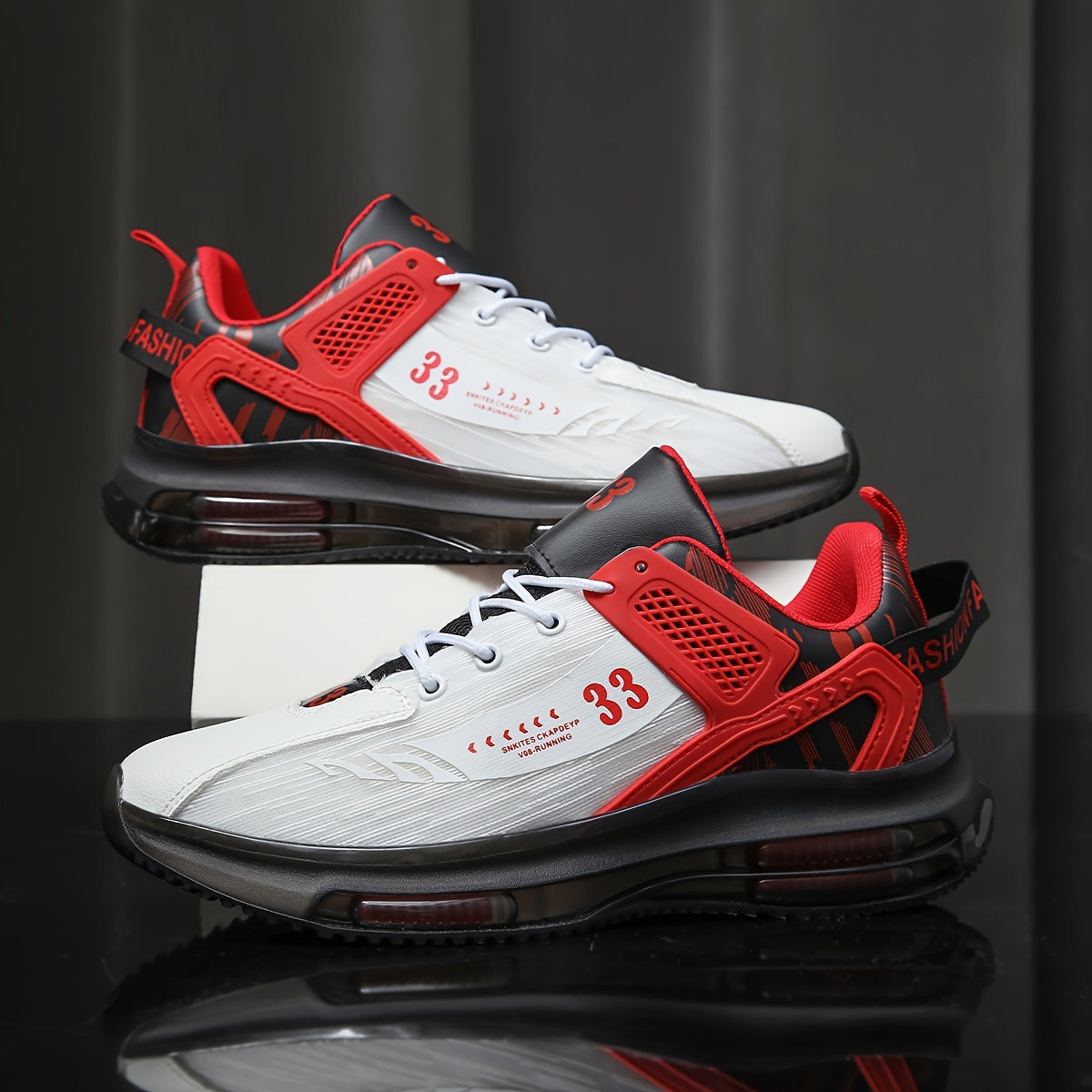 Zapatillas masculinas de lona y microfibra con absorción de impactos y suelas antideslizantes