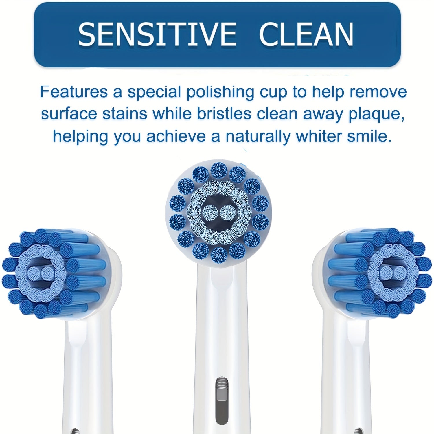 Elektr tish cho'tkalar uchun 16 dona yumshoq sochli almashtirish boshliqlari