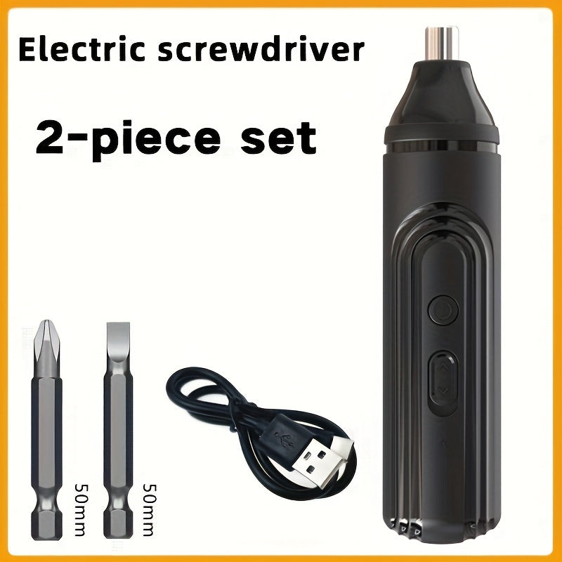 Kit de destornillador inalámbrico eléctrico con batería de litio recargable para reparaciones en el hogar