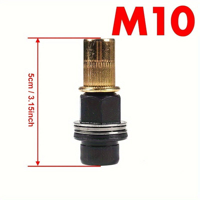 Manual Rivet Nut Puller Tool Set with Wrench and 20 Nuts