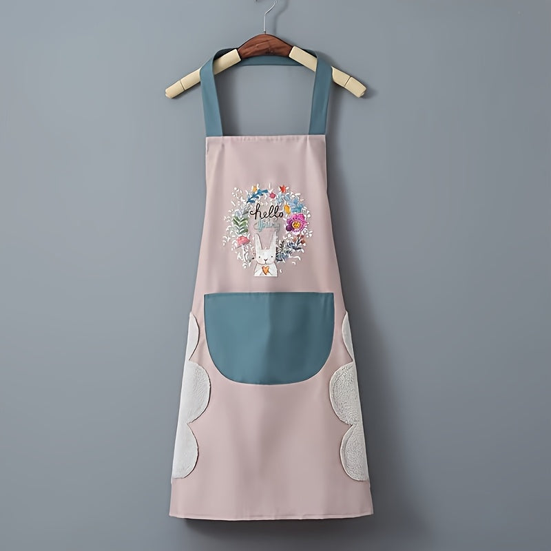 Waterproof Oil-Resistant Kitchen Apron for Cooking Cleaning and Outdoor Activities
