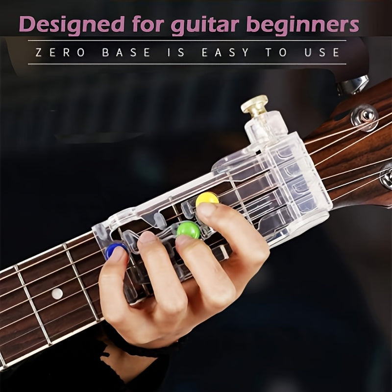 ABS Acrylic Guitar Finger Trainer for Beginners Transparent Hand Position Exercise Tool