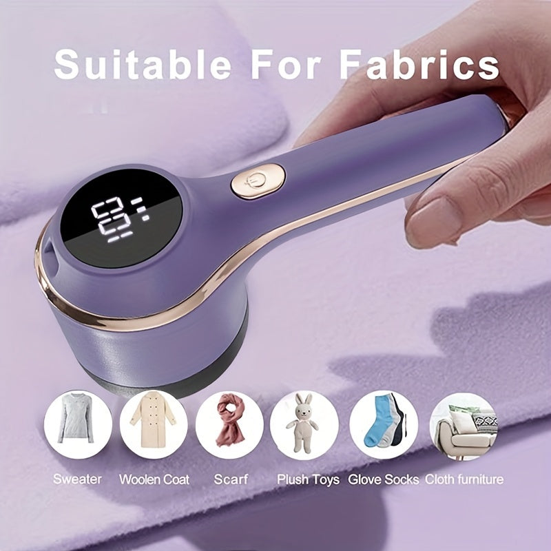 Electric Fabric Shaver Rechargeable Portable Lint Cleaner for Clothes Upholstery