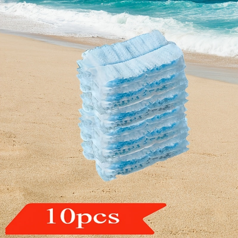 Set of 10 Reusable Eco-Friendly Electrostatic Dusting Pads for Home Cleaning