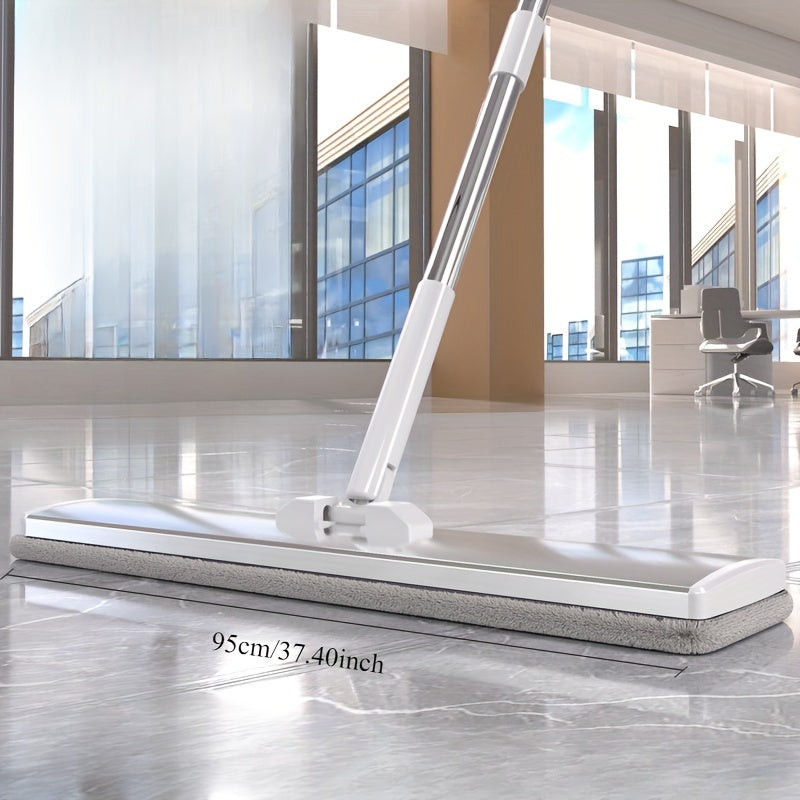 Uy va sanoat foydalanishi uchun ho'l va quruq tozalash uchun teleskop tutqichli alyuminiy qotishmasi tekis mop