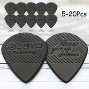 Set of Guitar Picks 1.4mm Non-Slip Plastic for Acoustic and Electric Guitars 5-20 Pieces