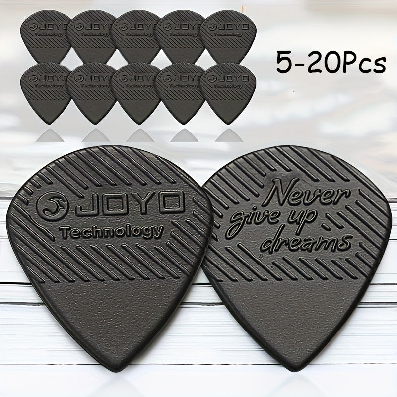Set of Guitar Picks 1.4mm Non-Slip Plastic for Acoustic and Electric Guitars 5-20 Pieces