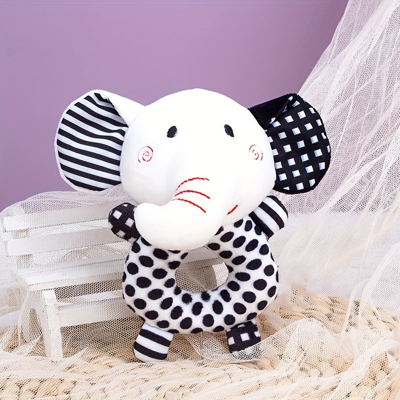 Plush Toy for Babies and Toddlers Hand Grasp Rattle Grip Training Gift