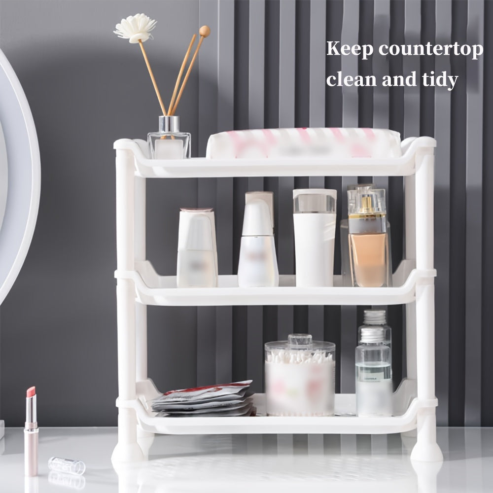 Bathroom Vanity Organizer Shelf for Makeup Toiletries and Sundries Storage
