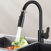High-Pressure Kitchen Faucet with Pull-Down Sprayer Single Handle 2 Spray Modes