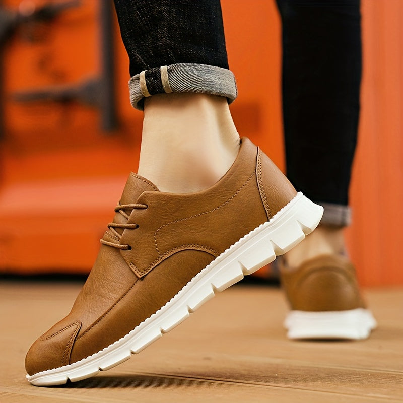 Мужские винтажные повседневные кроссовки с верхом из PU и подошвой из EVA