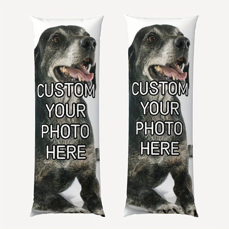 Custom Photo Body Pillowcase 50.8x137.16cm Double-Sided Plush Cover