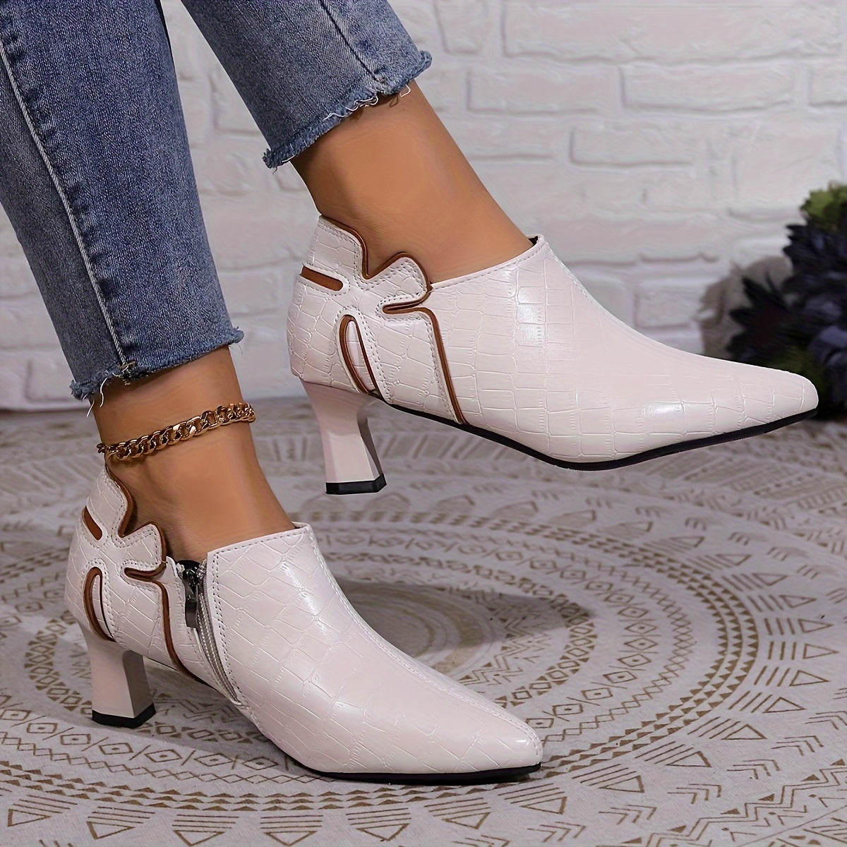 Women's Solid Color Stiletto Heels Pointed Toe Dress Pumps