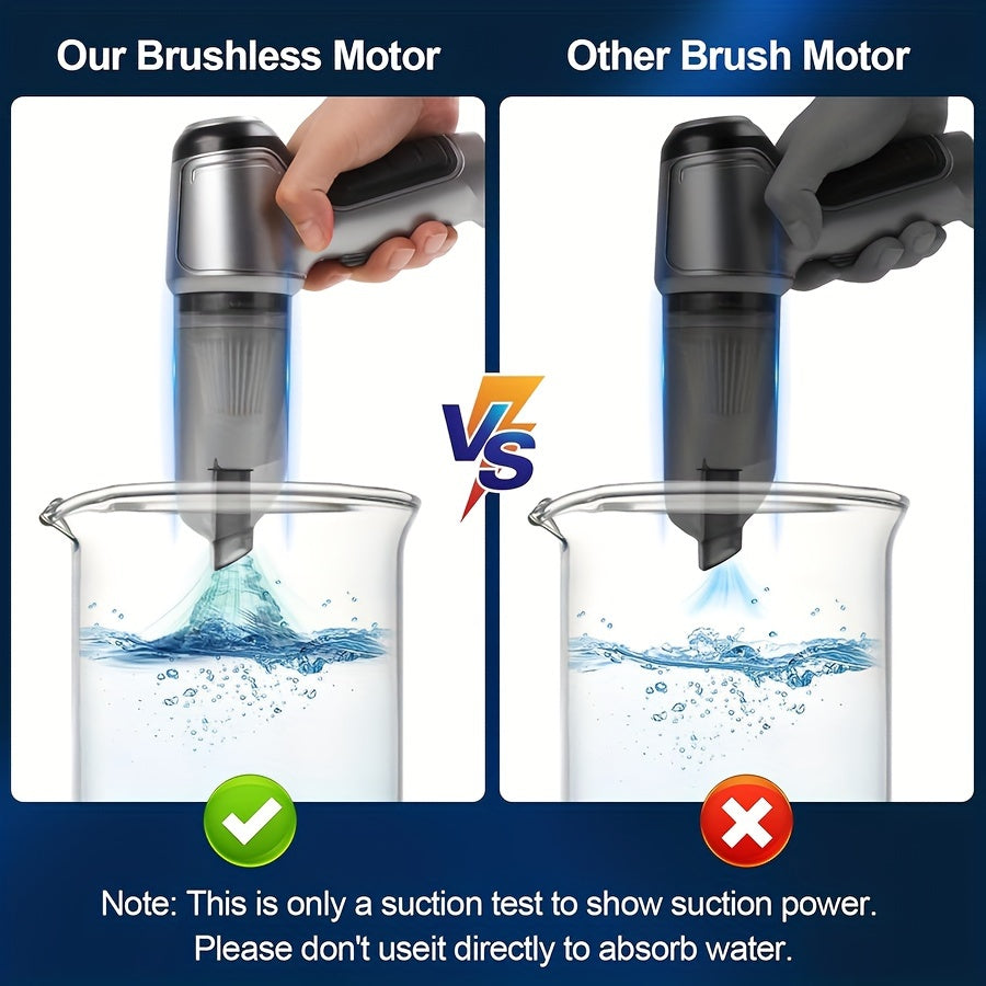 2-in-1 Wireless Handheld Vacuum Cleaner for Car and Home High Suction Power