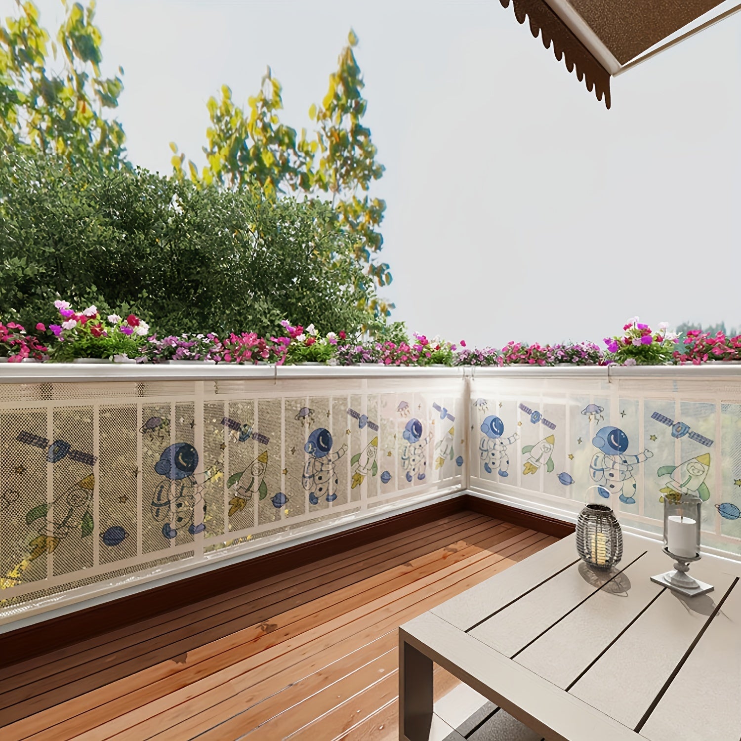 Baby Safety Gate Mesh Guard for Stairs and Balcony Thick Rail Net Child Safety Barrier