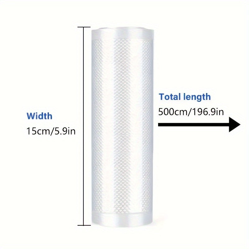 Juego de 3 bolsas de sellado al vacío sin BPA, reutilizables, para almacenamiento de alimentos, a prueba de fugas, aptas para congelar y microondas