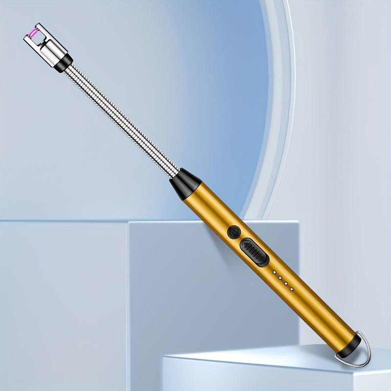 Rechargeable USB Electric Lighter Flameless Windproof for Gas Stove