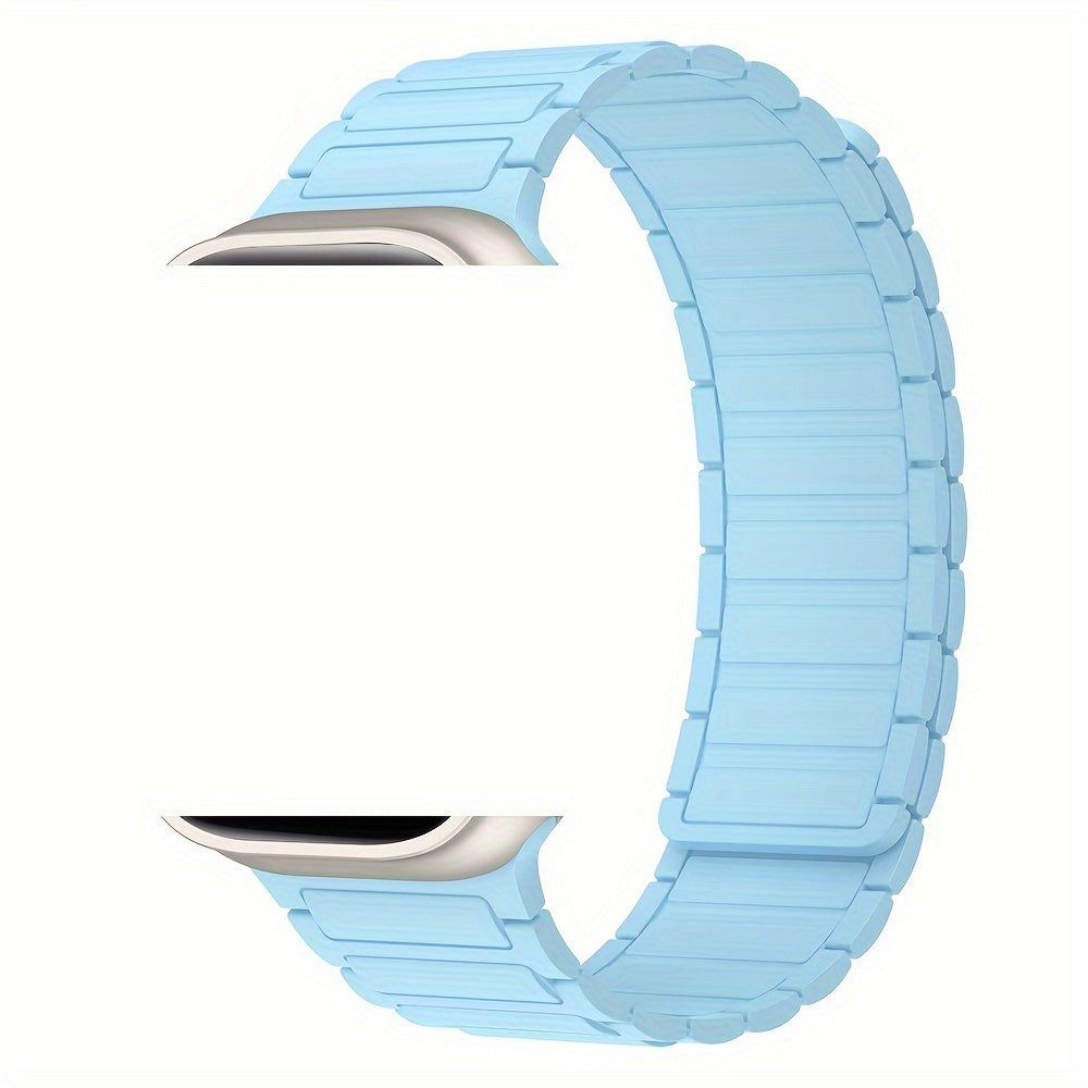 Магнитный силиконовый браслет для IWatch Series 9-3, 44мм-38мм