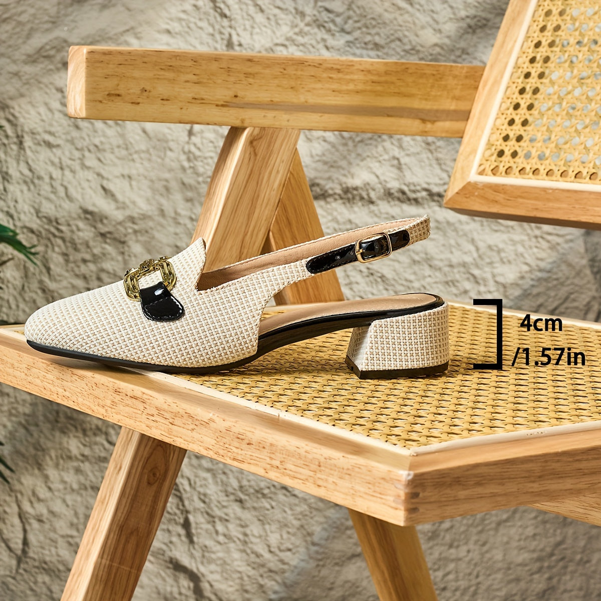 Women's Mary Jane Pumps Square Toe Chunky Heel Faux Leather All-Season