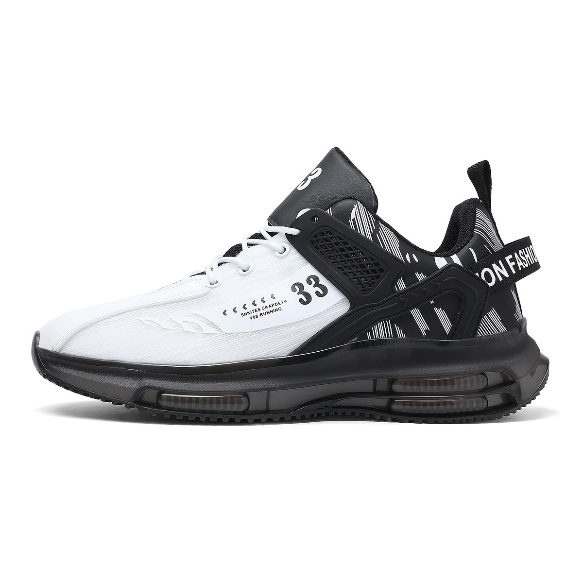 Zapatillas masculinas de lona y microfibra con absorción de impactos y suelas antideslizantes