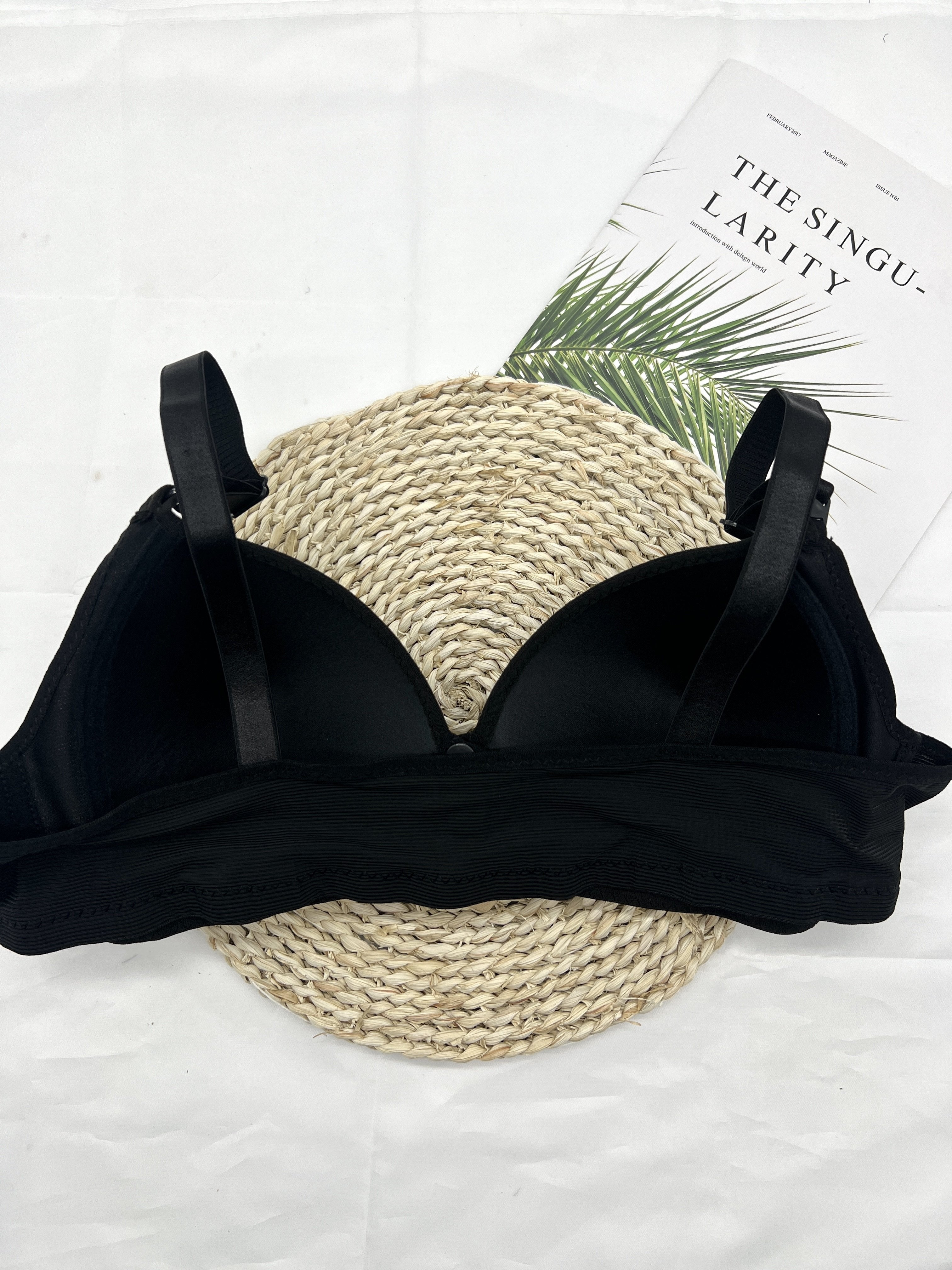 Pink Wireless Full Coverage Push-Up Bra for Women Nylon Elastane Non-Removable Pads