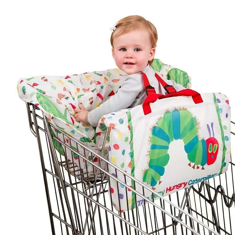 Baby Infant High Chair Cover Washable 2-in-1 Shopping Cart and High Chair Cover