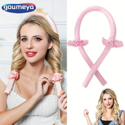 Women Silk Ribbon Heatless Curling Headband for Soft Natural Waves Overnight Hair Roller