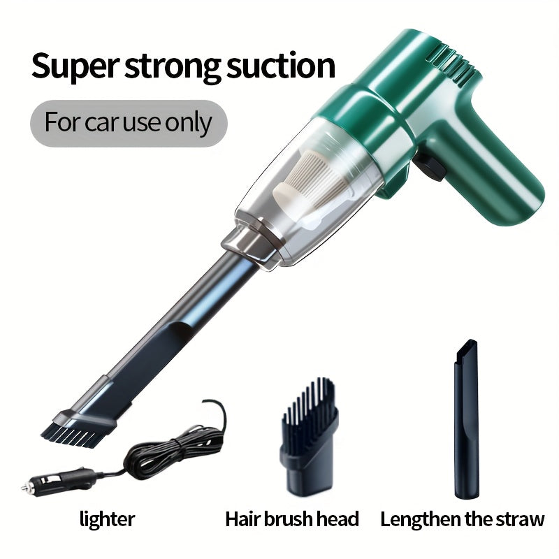 Portable Handheld Car Vacuum Cleaner with High Suction Power for Wet and Dry Cleaning