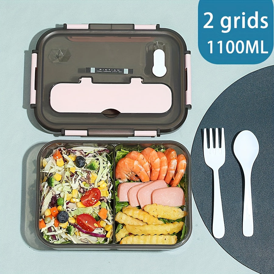 Microwave-Safe BPA-Free Plastic Lunch Box Leakproof Durable for Travel Camping Office