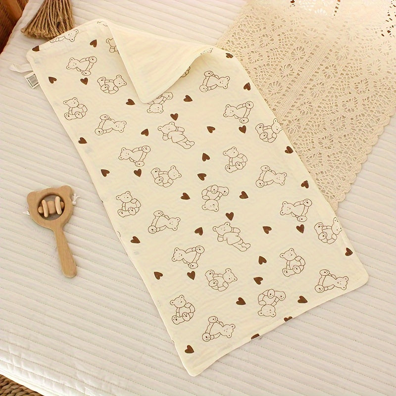 Одна упаковка хлопковых муслиновых пеленок для младенцев и малышей с мультяшным принтом, идеальный washable платок для слюней и вытирания лица. В эту упаковку входит разнообразие смешанных цветов.