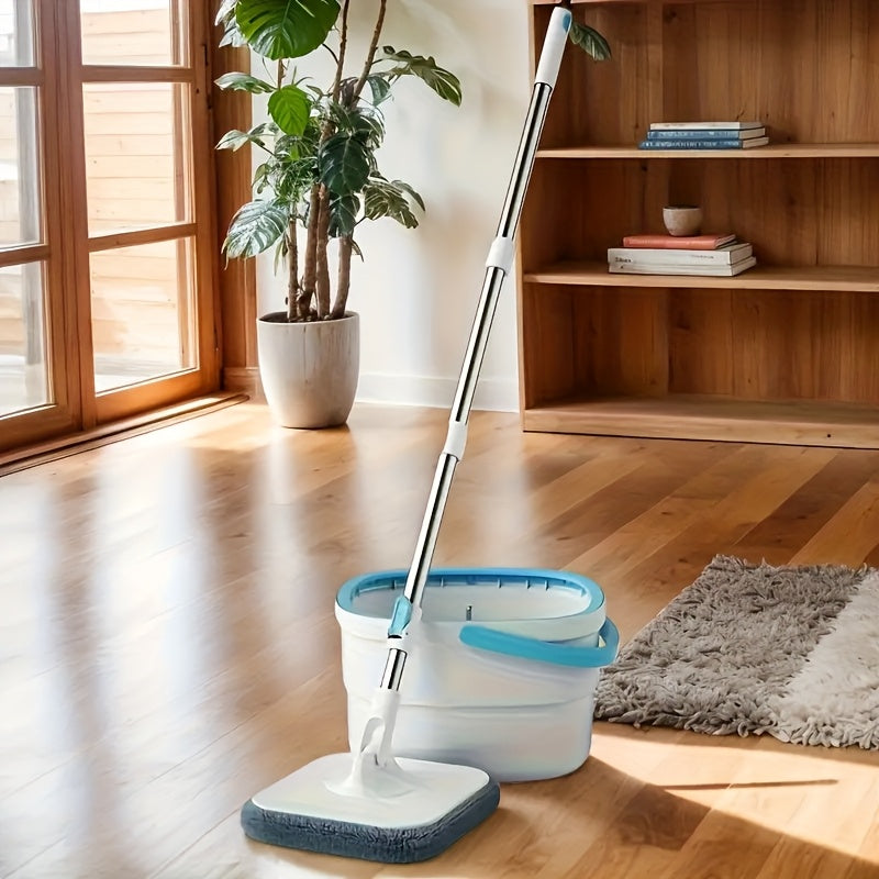 All-in-One Floor Cleaning Kit with Microfiber Mop and Bucket for Home and Kitchen