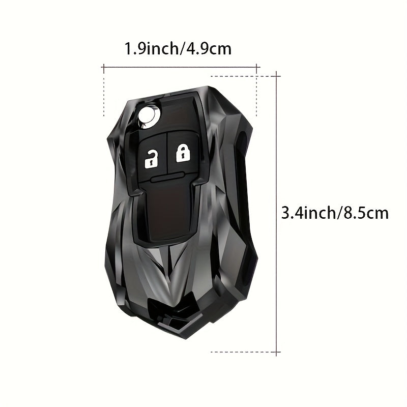 Universal Alloy Smart Key Case For Car Fobs With 2-5 Buttons