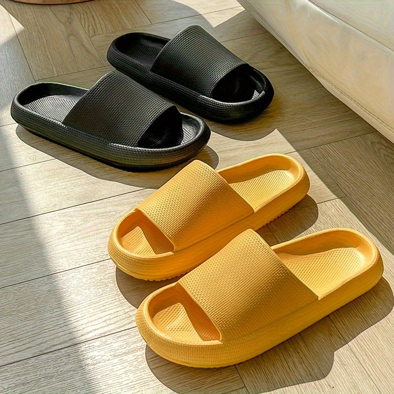 Unisex Indoor Cloud Slides Non Slip EVA Memory Foam Soft Comfort