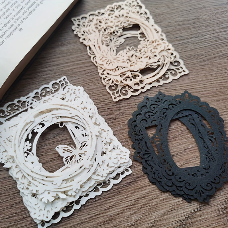 20 ta Vintage Lenta qog'ozlari, qo'lda hisoblar va daftarlar uchun, zamonaviy hunarmandchilik qog'ozi