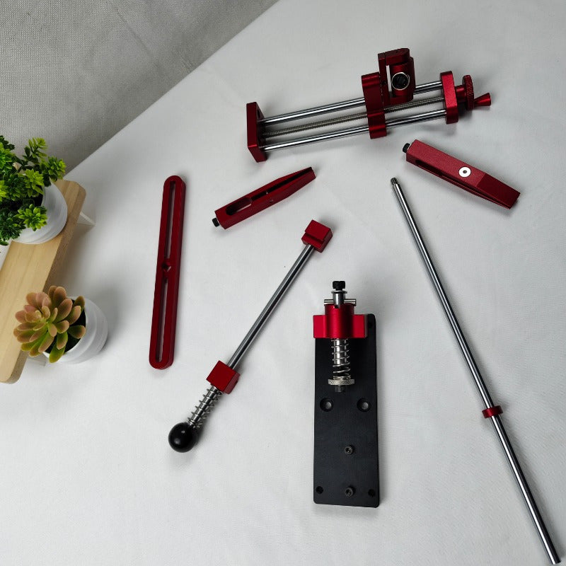 Moslashuvchan burilish burchagi bilan alyuminiy qotishmasidan tayyorlangan qattiq qalam sharchasi, ko'p bo'lakli to'plam