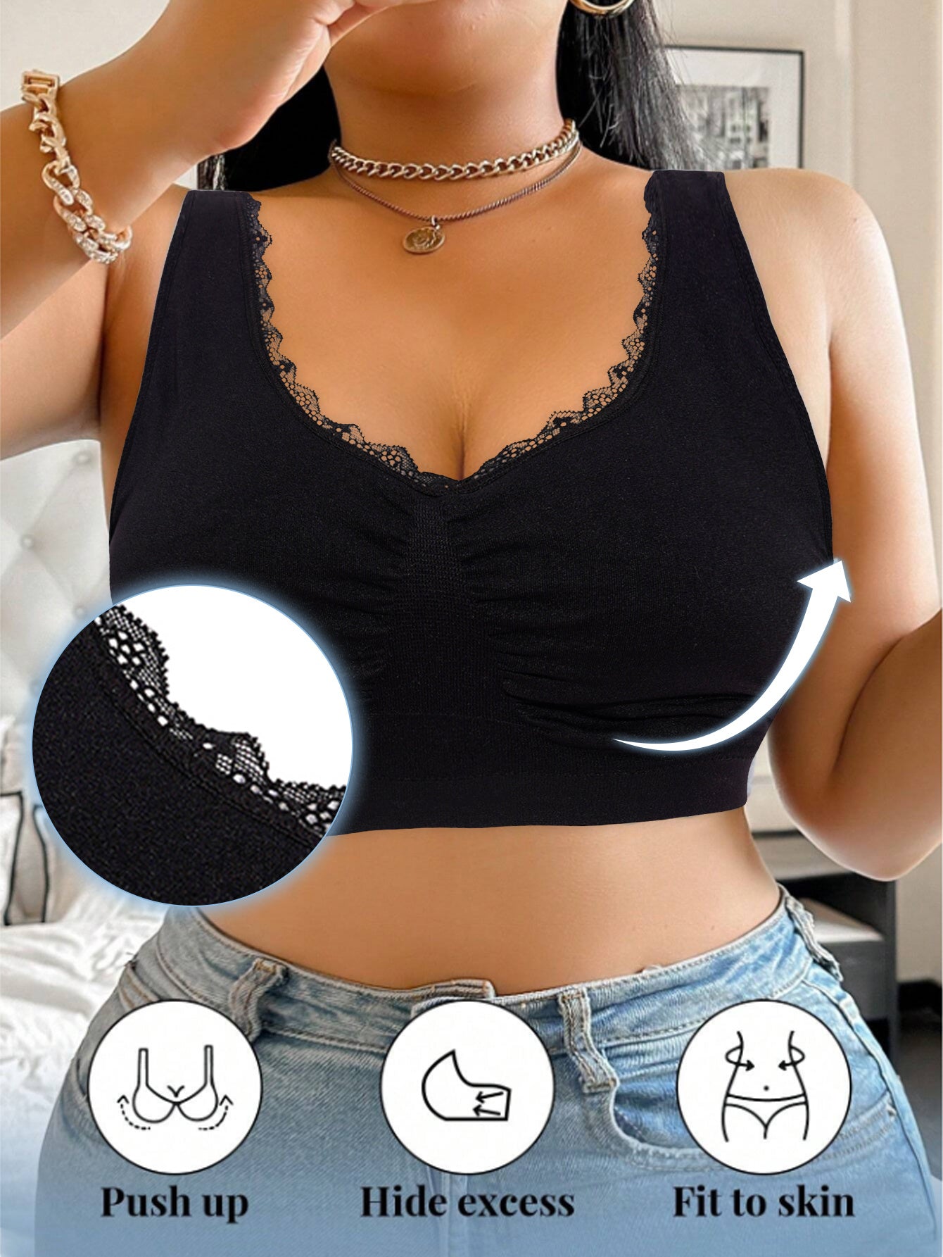 Women's Seamless Breathable Inverted Tube Top for Casual Wear