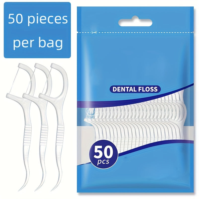 100/50/30 Dental Flosser Picks for Oral Care Portable Disposable Travel