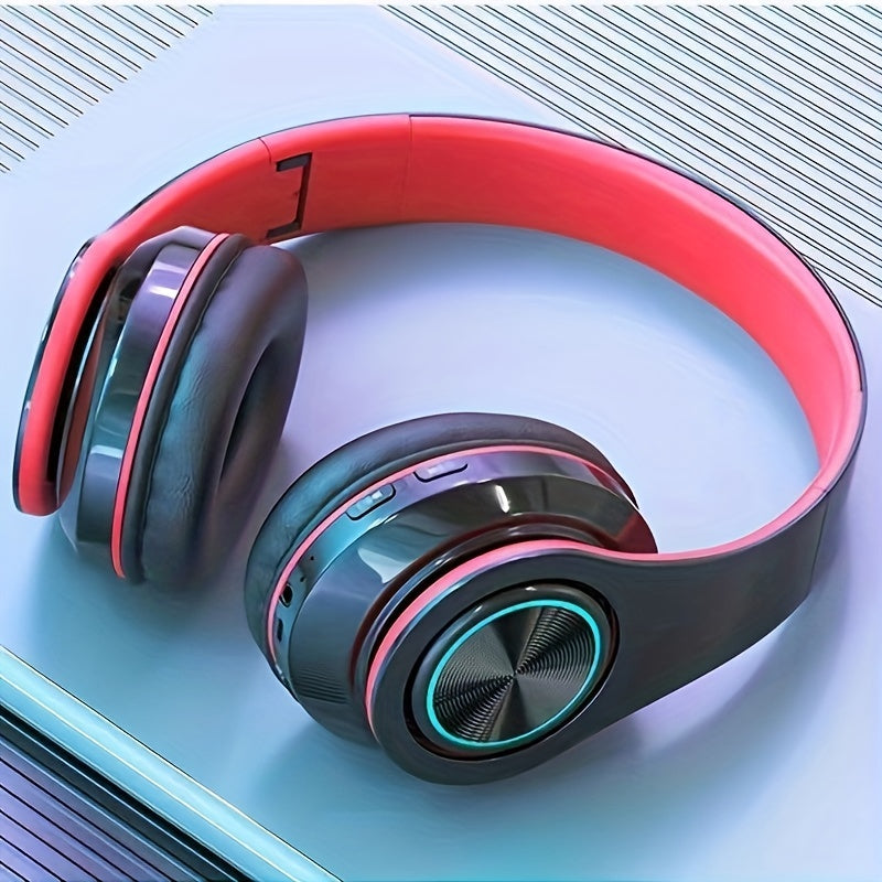 Wireless Headphones with Headband Support and Card Slot for Wired and Wireless Use